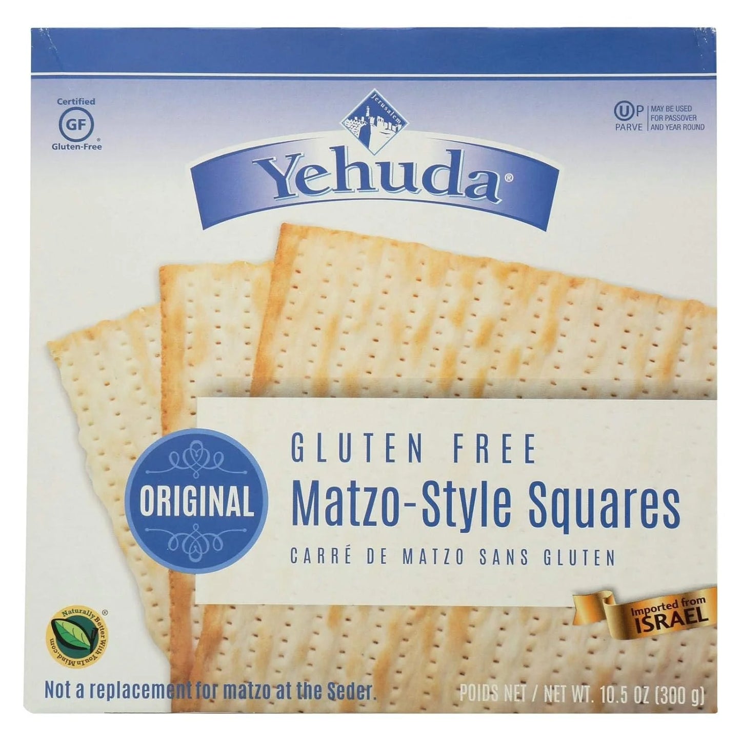 Gluten Free Matzo Squares, 10.5 Ounce -- 12 per Case