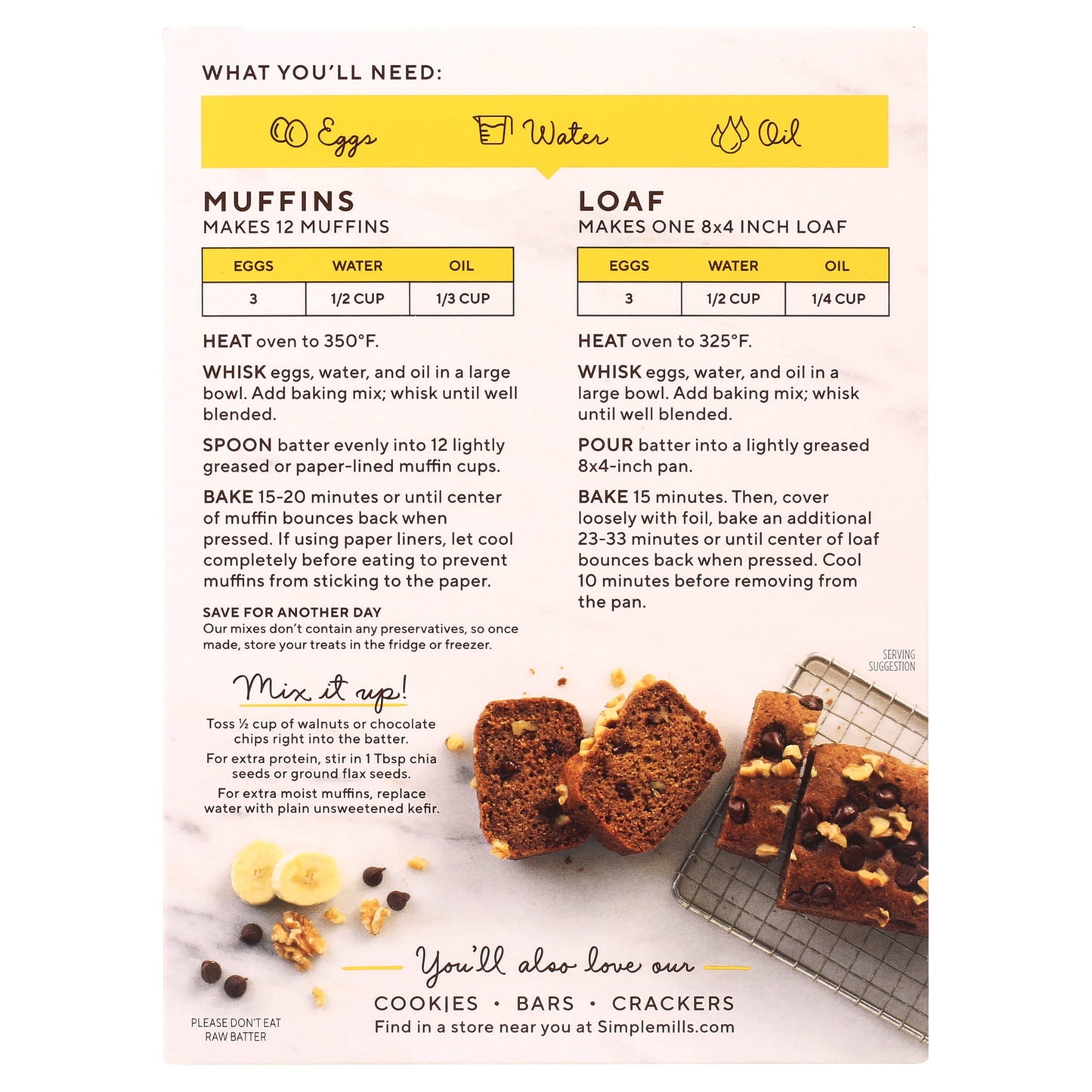 Almond Flour Banana Muffin and Bread Mix, Gluten-Free Baking Mix, 9 Oz
